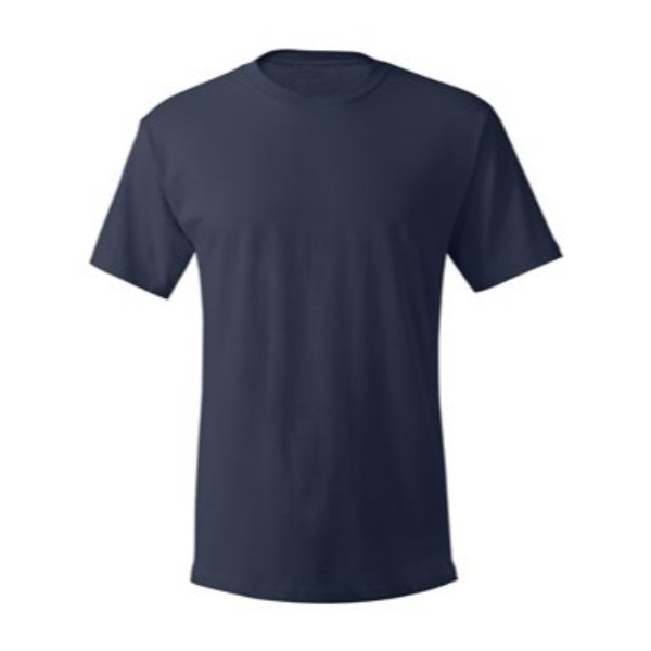navy plain blank t shirt front